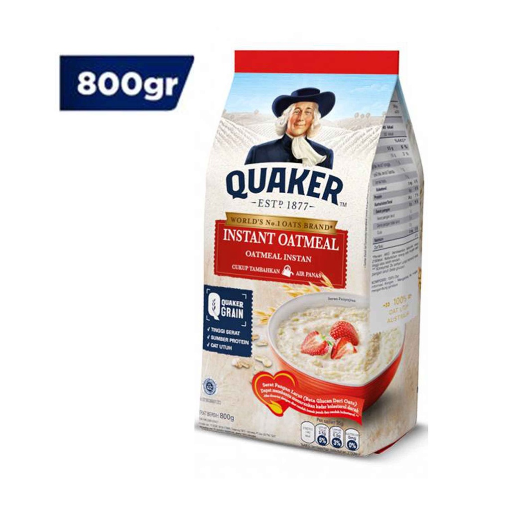 OATMEAL 800g* QUAKERS OATS INSTANT* QUAKER GRAIN