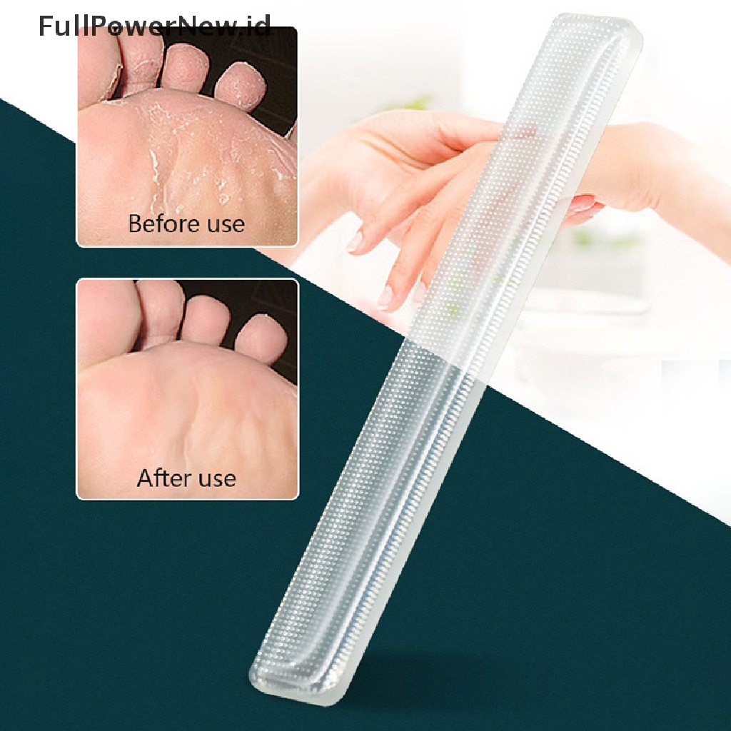 Power 2PCS Nano Glass Foot Rasp Heel File Kulit Mati Keras Penghilang Kalus Pedicure Kuku ID