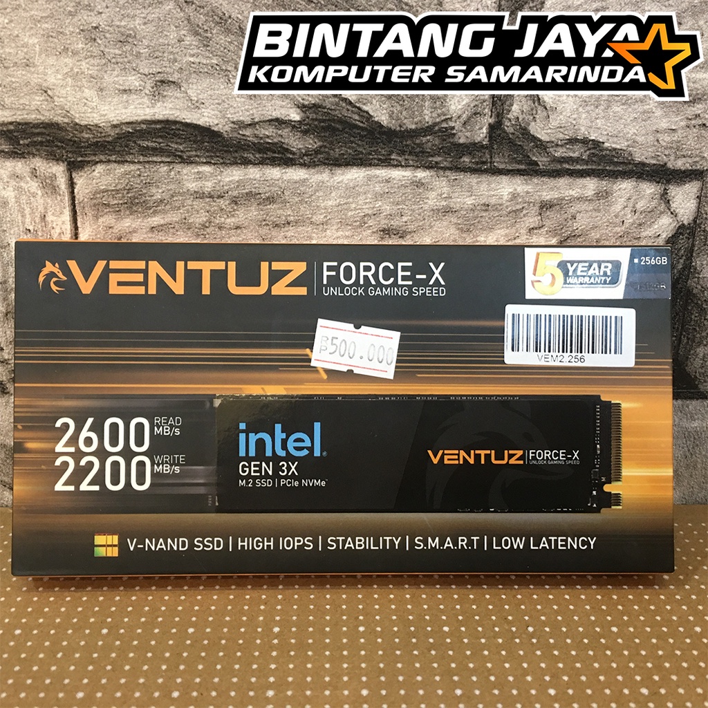 SSD NVMe 2280 VENTUZ FORCE-X 256GB