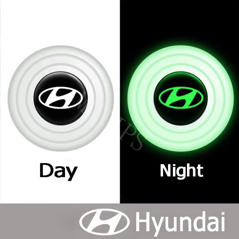 Hyundai 4per8 /12 /16Pcs New Luminous Type Car Door Trunk Anti Shock Tabrakan Pad Silikon Stiker Mengurangi Kebisingan Penyangga Untuk Atoz i20 Trajet Getz Aksen H1 i10 Kona Santa Fe