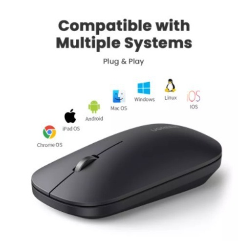 UGREEN Mouse Wireless Bluetooth 5.0 - Mouse 2.4G Mice Dual Mode Cordless Silent Click 4000DPI 90366 / 90367 Original