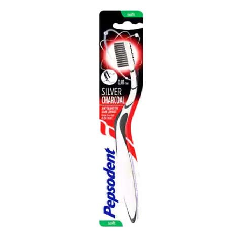 PEPSODENT SIKAT GIGI SILVER CHARCOAL 1PCS