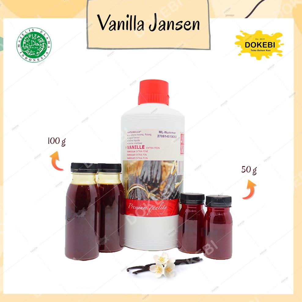 

J34 Jansen Vanilla Extract 50 ml & 100 ml [ Halal ] / Vanila Ekstrak / Pasta Vanila Extra Fine TREND ㅂ