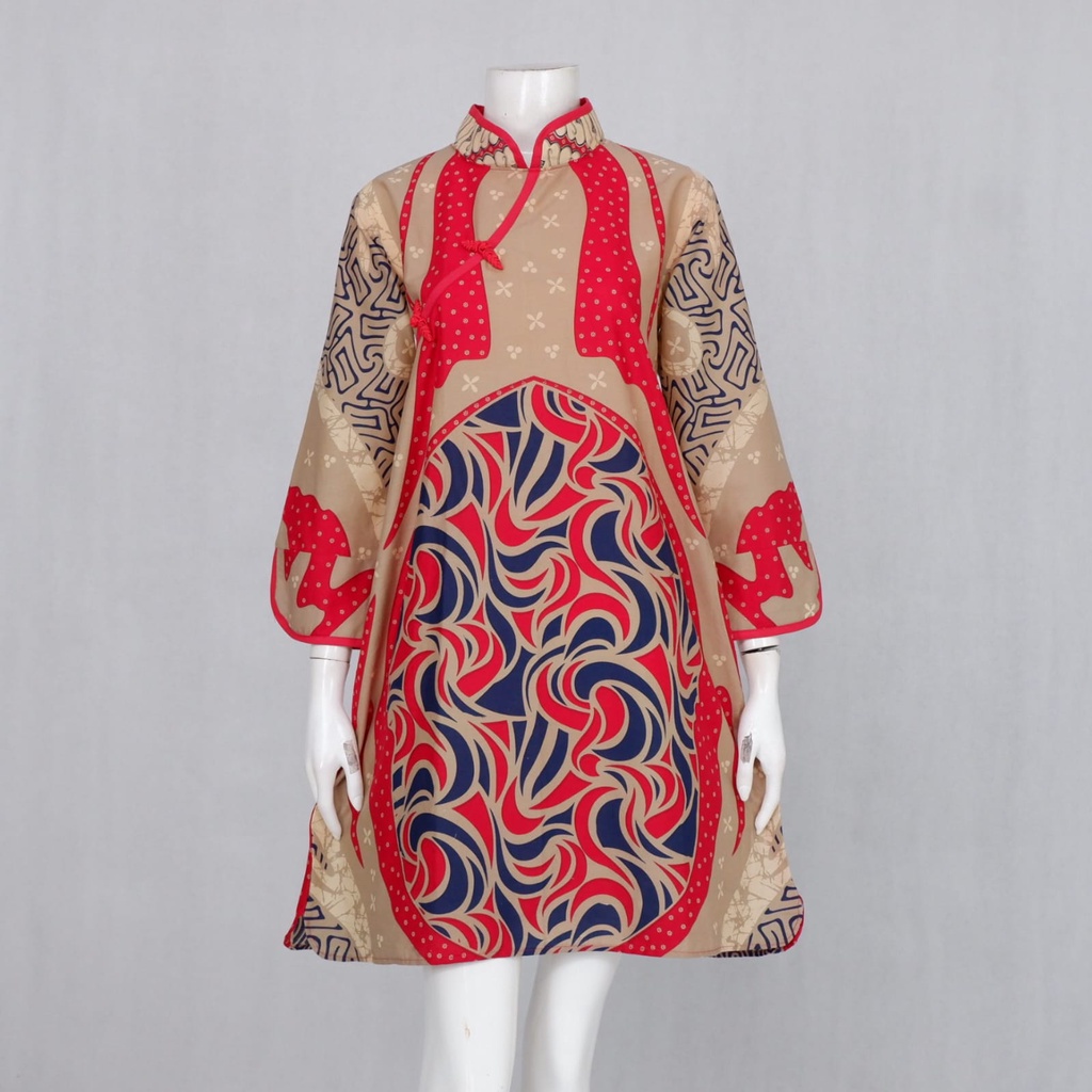 NAILA SARI 01| TUNIK BATIK KRAH SHANGHAI | NAILA DRESS BATIK
