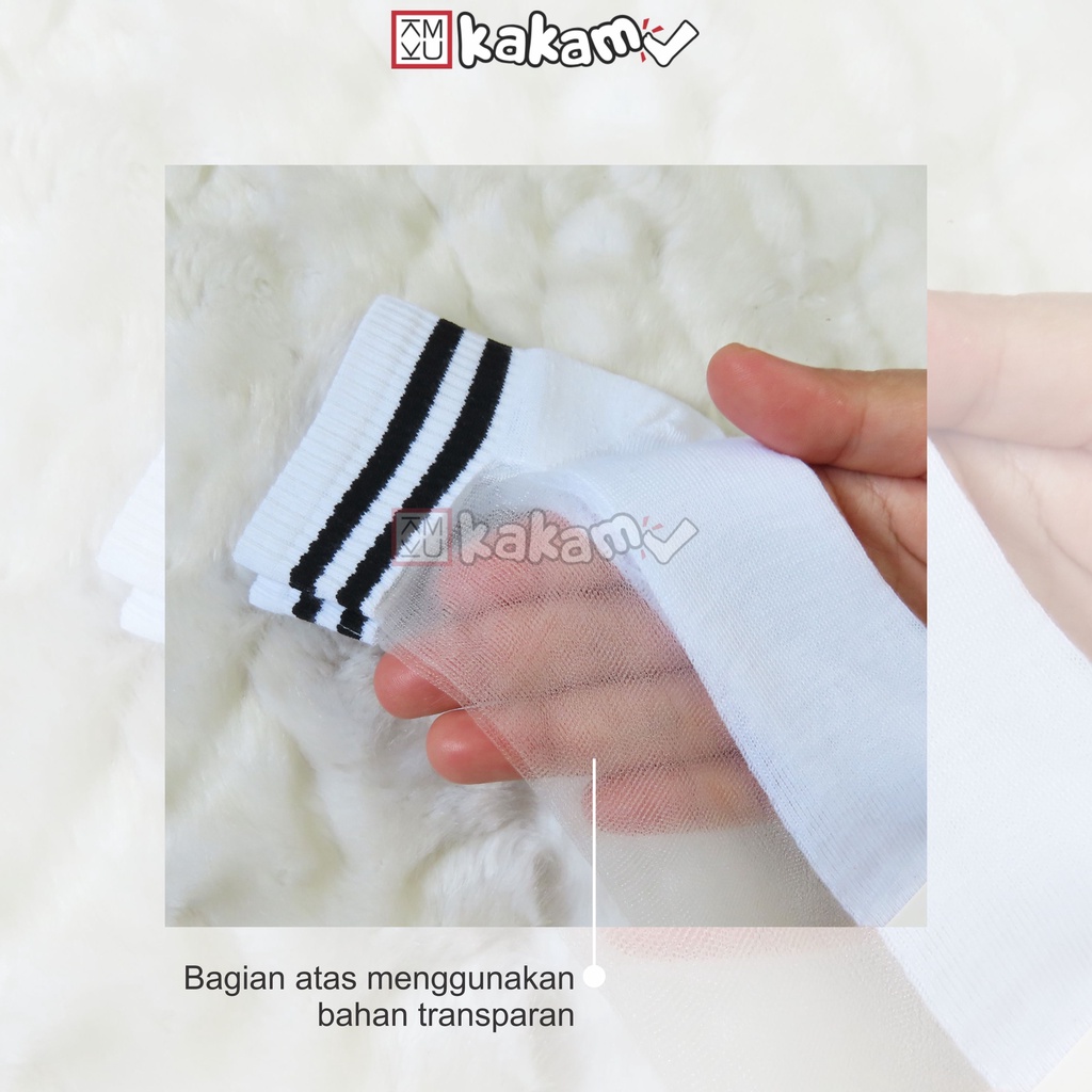 Kakamu Kaos Kaki Mata Kaki / Ankle Motif Transparant