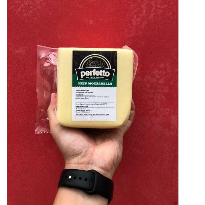 

➧ Keju Mozarella Perfetto Import Austalia Block 1KG ♞