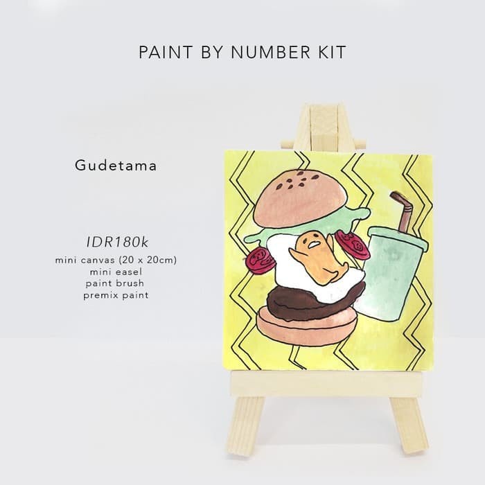 

DISKON/ gudetama art set / painting set / mewarnai