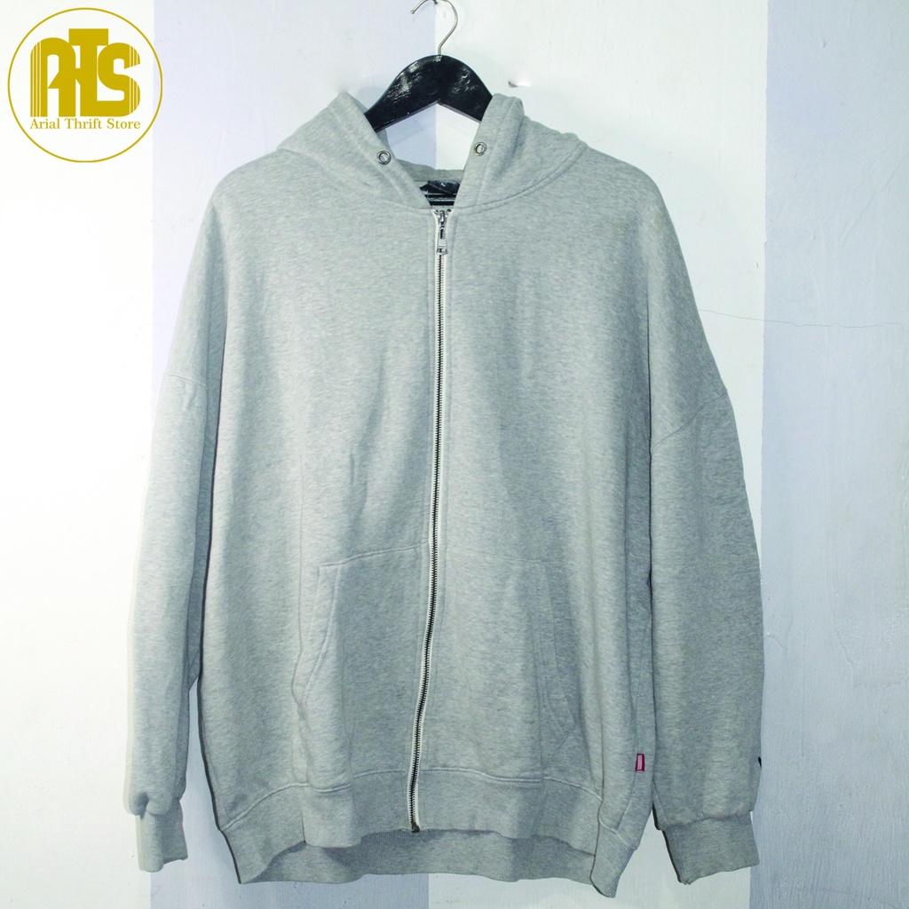 PRELOVED HOODIE SWEATER OVERSIZE WV PROJECT GREY (ABU)