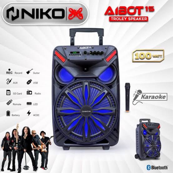 SPEAKERR NIKO AIBOT 15 NEW PRODUK!!!!