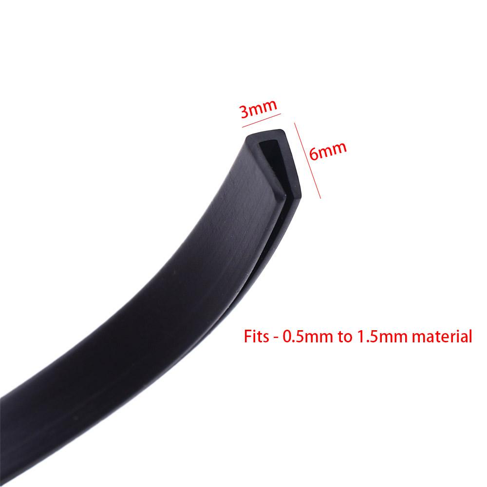 Lanfy Pelindung Tepi Pintu Mobil U-shape Noise Insulation Accessories Auto Roof Sealant Protector Edge Sealing Strips