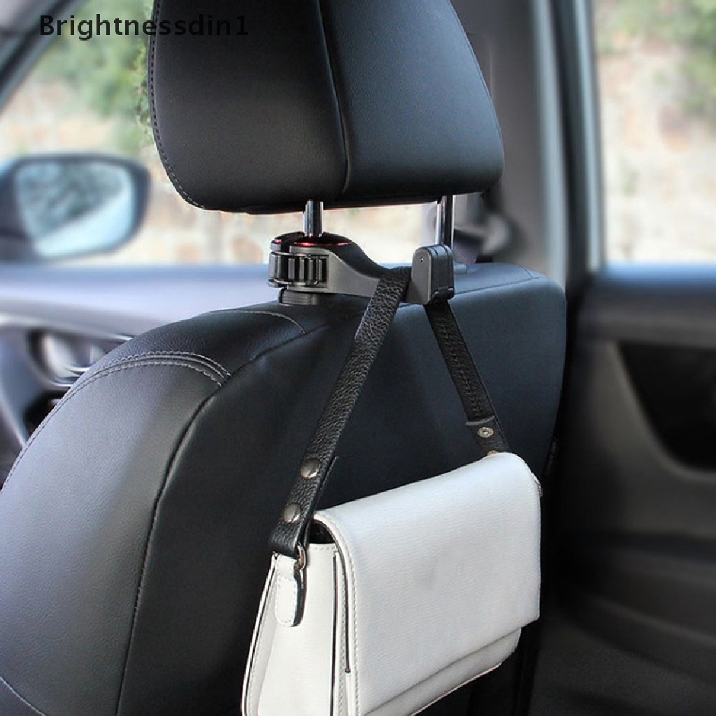 [Brightnessdin1] Pengait Headrest Mobil 2in1 Untuk Hook Handphone Mobil Belakang Multi-Fungsi Butik