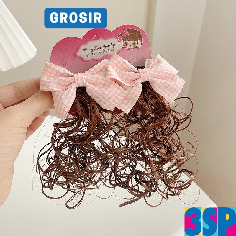 3SP | AR112 Set Jepitan Wig Anak Ikat 2 Aksesoris Rambut Anak Lucu Jepit Pita Isi 2