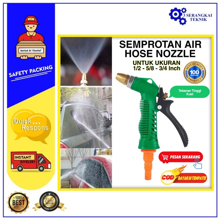 Semprotan Air Pistol Taman Semprotan Air 1/2 - 3/4 Inch