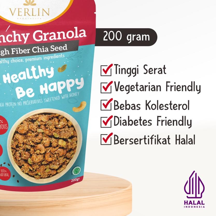

☆ Verlin Crunchy Granola High Fiber Chia ☉