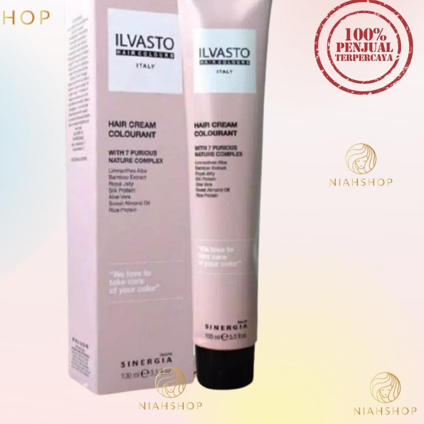 ♖ NEW HAIR COLOR ILVASTO 100MI/KEMASAN BARU PALING MURAH/ILVASTO CAT RAMBUT ILVASTO ➴