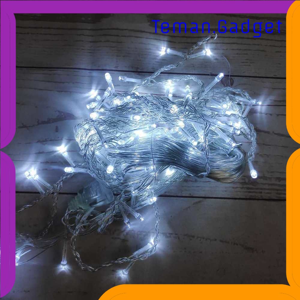 TG-LMP TaffLED Lampu Hias Gorden String Lights Icicle Fairy Waterproof 5M - EK-04