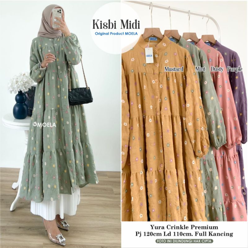 Kisbi Midi Dress Moela Hijab