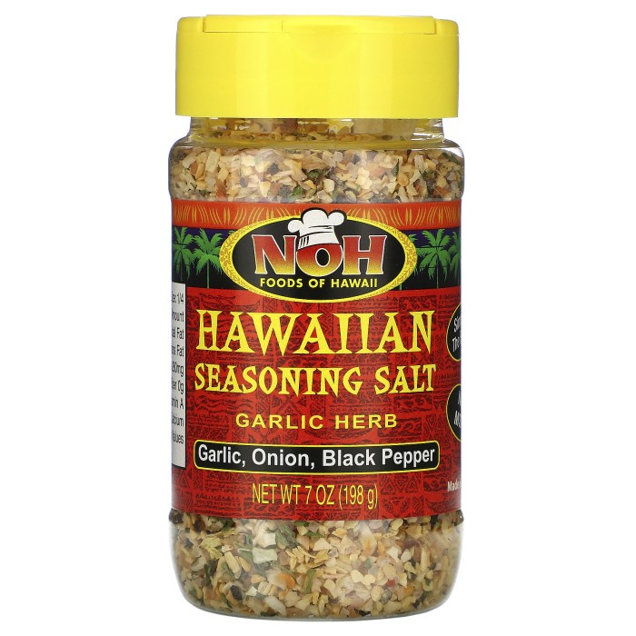 

NOH Hawaiian Seasoning Salt Garlic Herb Bumbu Garam Hawaii Serba Guna USA