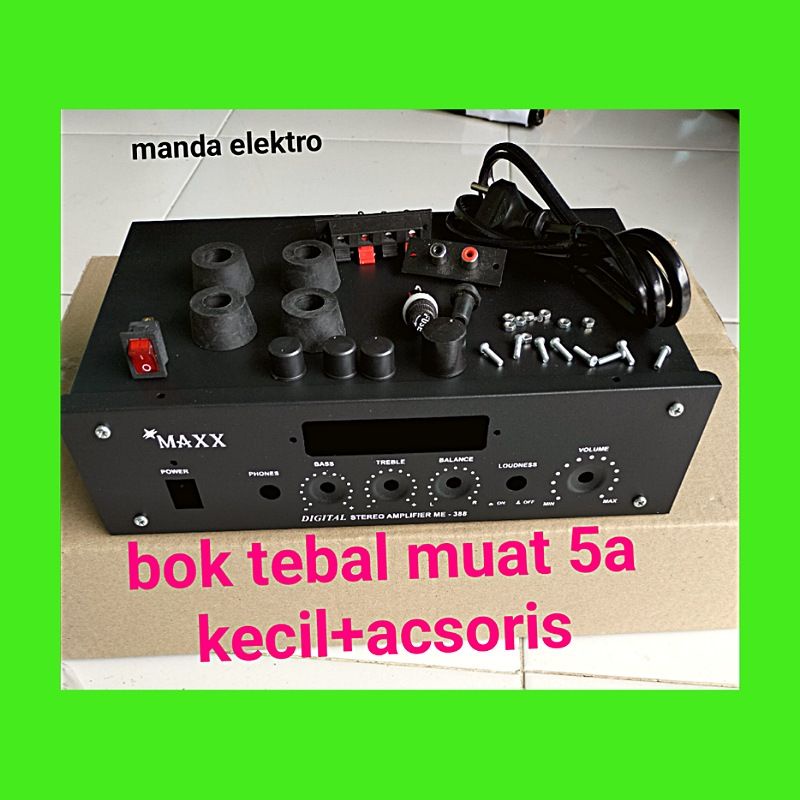 bok power ampli 388+ lb usb perlengkapan full acesoris