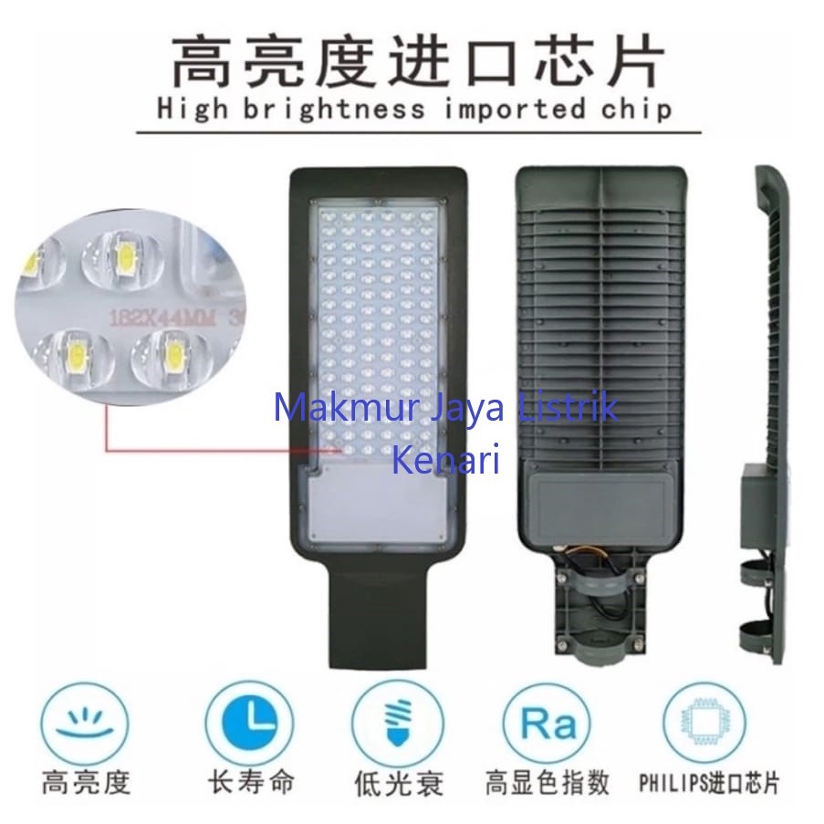 BODY BESAR SANGAT COCOK UNTUK DI JALANAN. -LUMENS 120-130LM/WATT -BAHAN YANG SOLID -UNTUK 30W DIAMTER LUBANG 50MM -UNTUK 50W DIAMTER LUBANG 50MM -UNTUK 100W DIAMTER LUBANG 50MM -UNTUK 200W DIAMTER LUBANG 60MM -UNTUK 300W DIAMTER LUBANG 60MM . UNTUK YG BEL