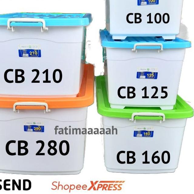 ➷ GREEN LEAF Container Box   280 / Container Box Super Besar ♘