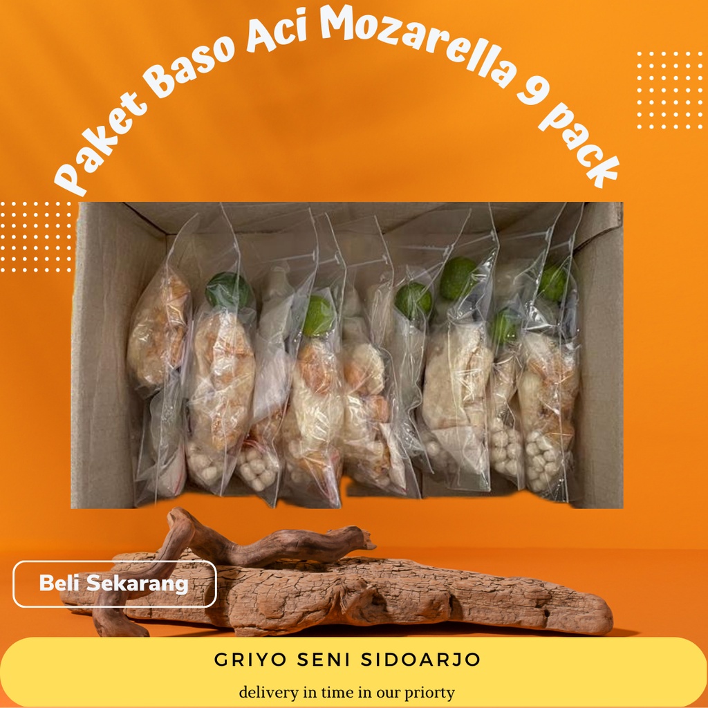PAKET 10 PACK BASO ACI INTAN HOME MADE MAZFOOD VARIAN MOZARELLA