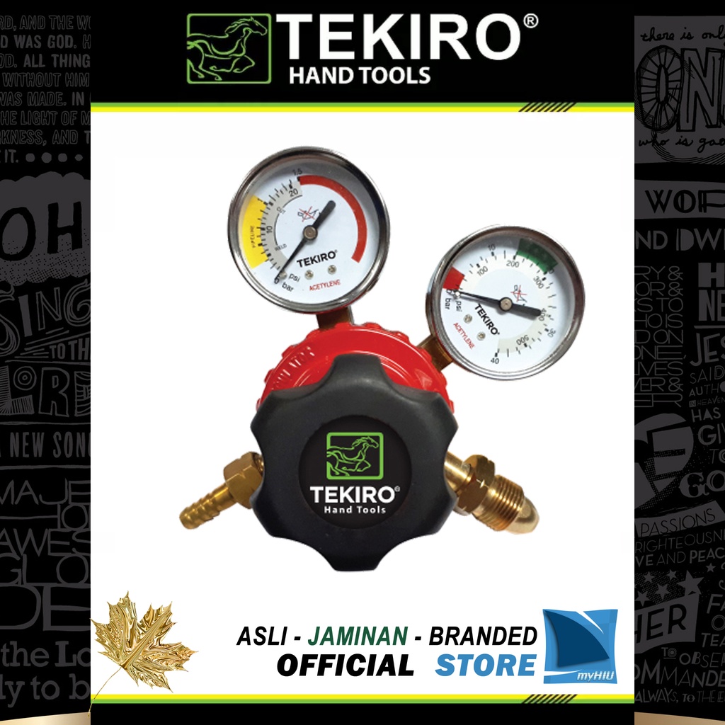 Regulator Las Acetylene Meteran Tabung - Heavy Duty Regulator TEKIRO