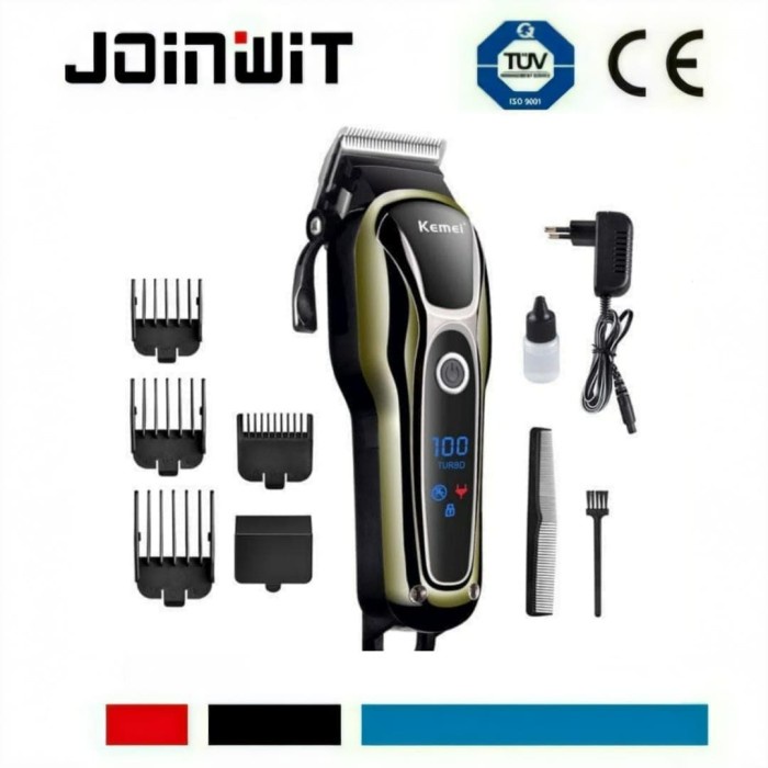 Terlaris Alat Mesin Cukur Rambut Turbo Original Kemei Km-1990 Km 1990 Km1990