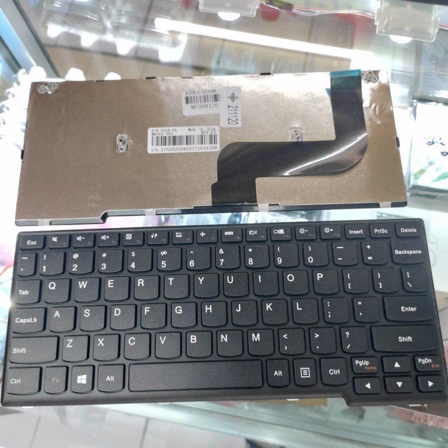 Keyboard Lenovo IdeaPad S210 S20-30 S215 S210T S215T Hitam