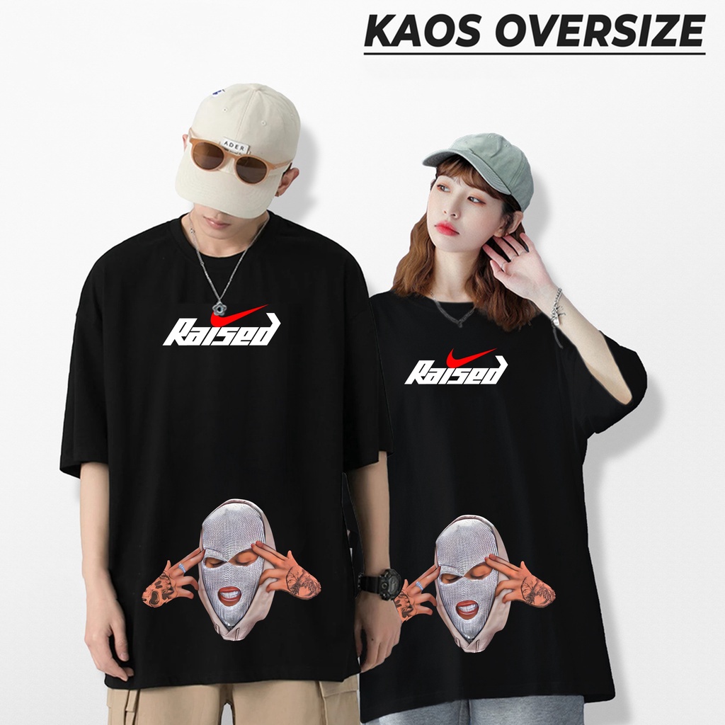 GSC - Baju Kaos Oversize PANDA ANIMAL / Kaos Oversize Bahan Cotton Combed 24S