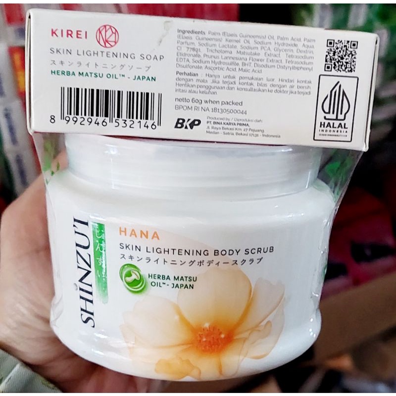 Shinzui Body Scrub 200 gr