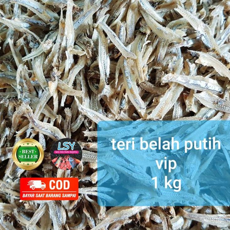 

➳ ikan asin teri belah putih vip / jengki belah vip 1kg ⅎ