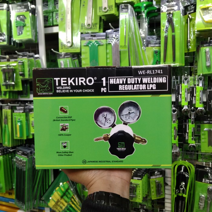 Terlaris Tekiro Regulator Gas Lpg / Heavy Duty Welding Regulator Gas Lpg