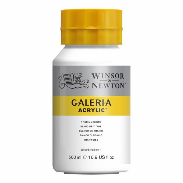 

Galeria Acrylic Colour 500 Ml Titanium White Winsor & Newton