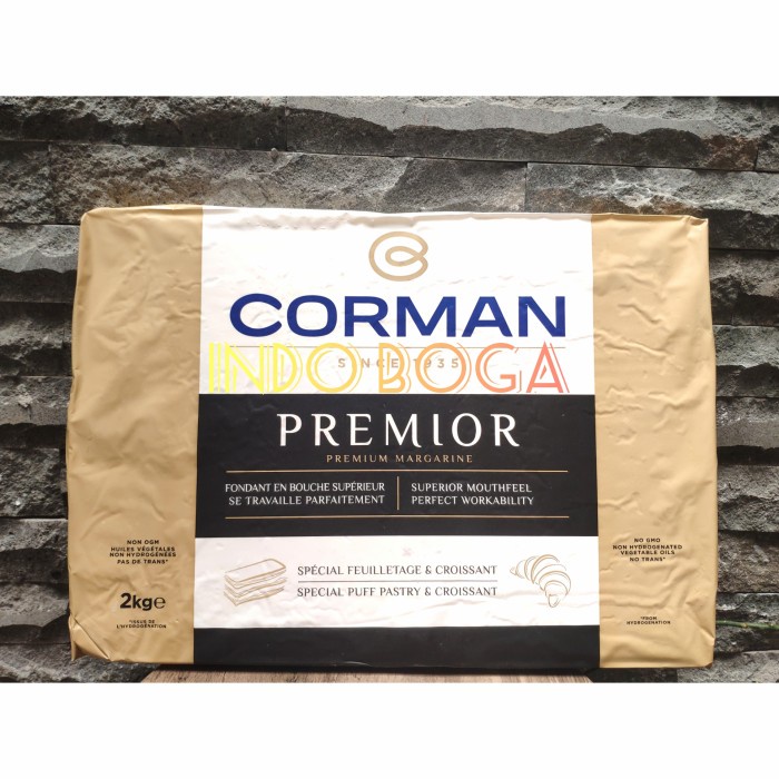 corman premior margarine sheet 2 kg / corman premium margarin sheet