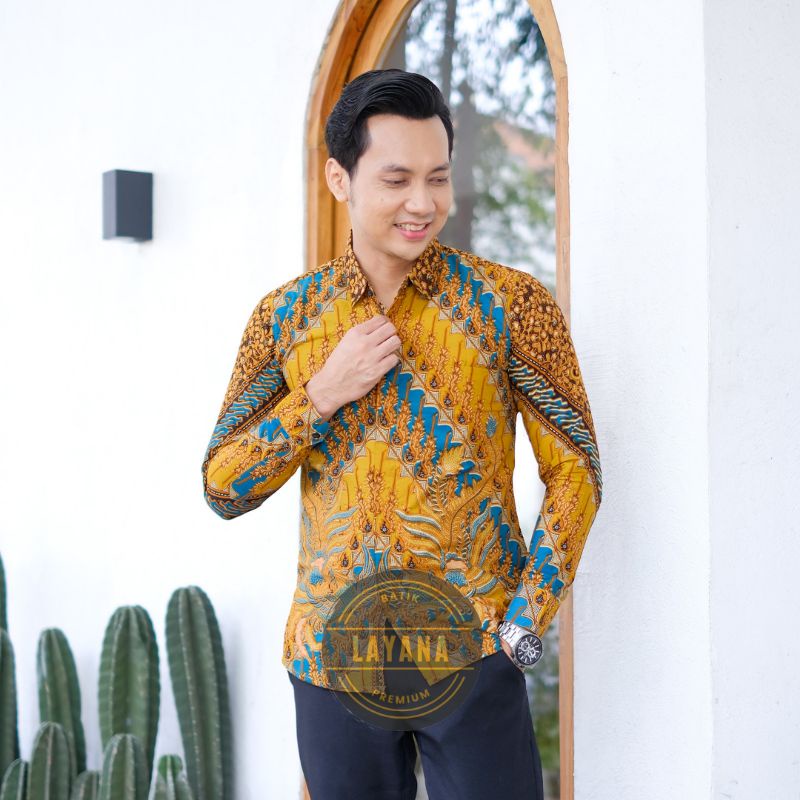 Kemeja Batik ParangClasic Premium Katun Primisima Baju Formal dan Non formal