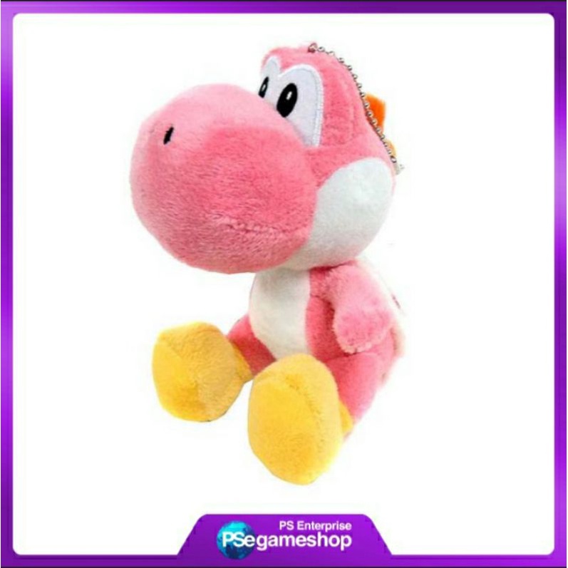 Super Mario Bros. Pink Yoshi 6-Inch Plush Key Chain