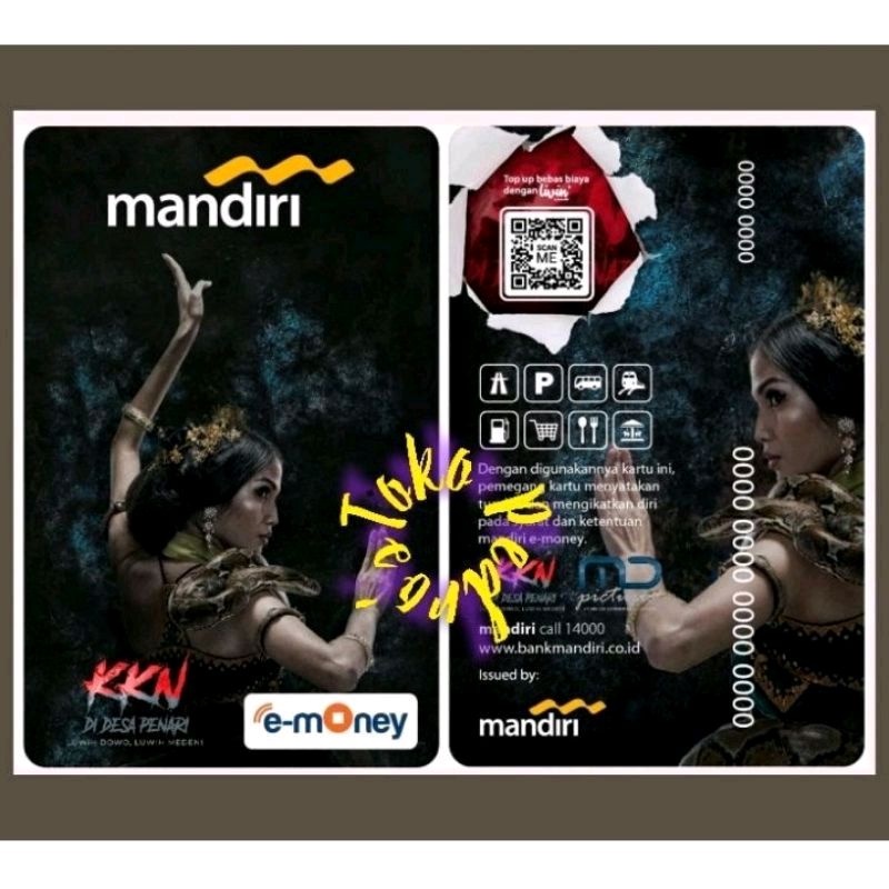 Mandiri eMONEY eTOLL KKN - Di Desa Penari ORI - BADARAWUHI ORI /Like eTOLL Tapcash Flazz or Brizzi