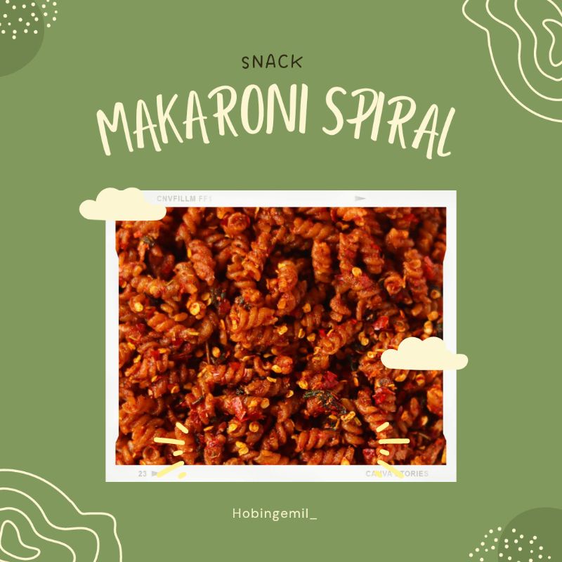 

Snack - Makaroni Spiral Pedas Daun Jeruk 200gr - Cemilan Pedas