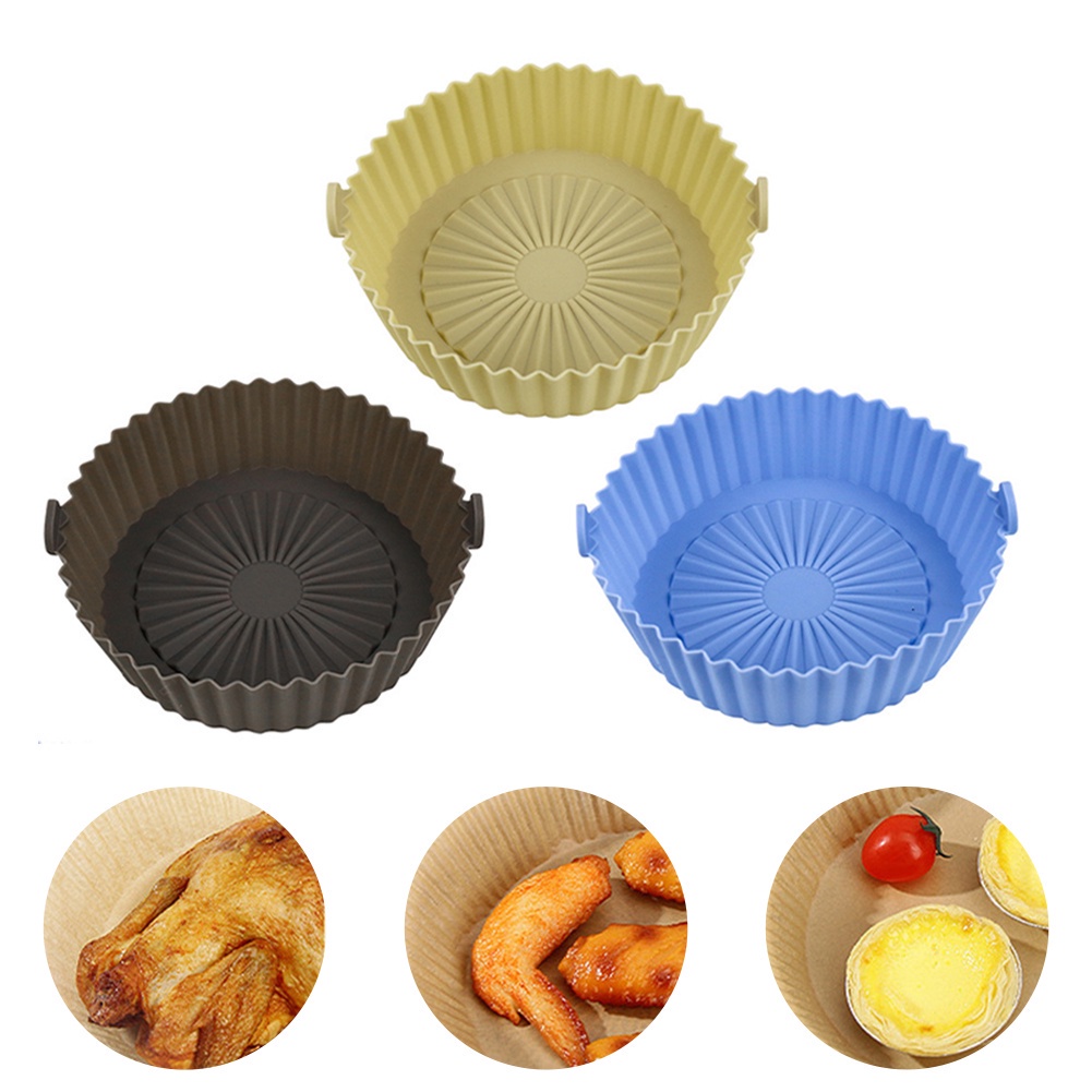 Air Fryer Silicone-Persegi-Bulat-Murah Tahan Lama Silicone Oven Baking Memasak