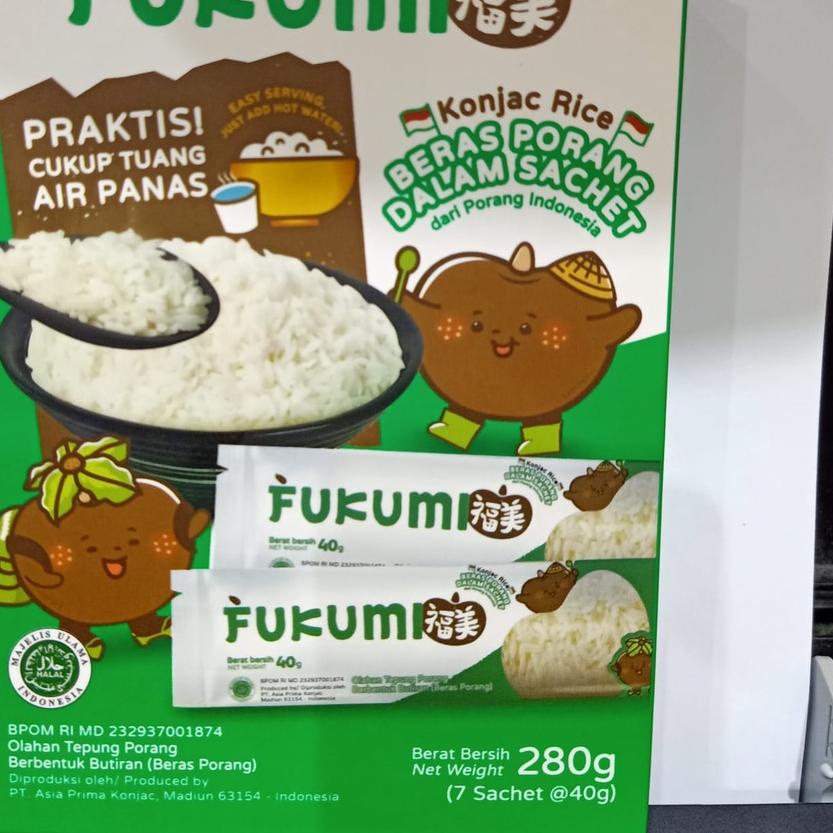 

✵ FUKUMI BERAS PORANG BOX SACHET (7x @40 gram) ➮