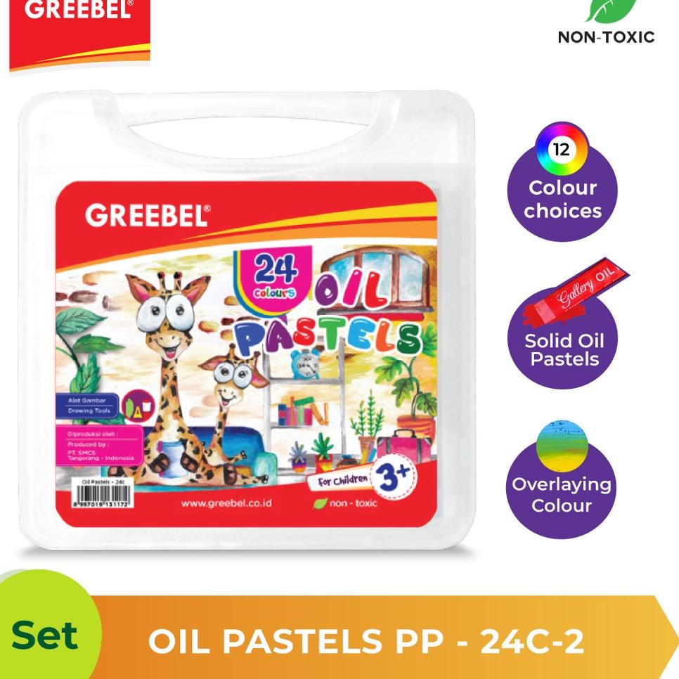 

G80 GREEBEL SURABAYA Kids Oil Pastel PP-24C (24 Warna) PRODUK KEREN シ