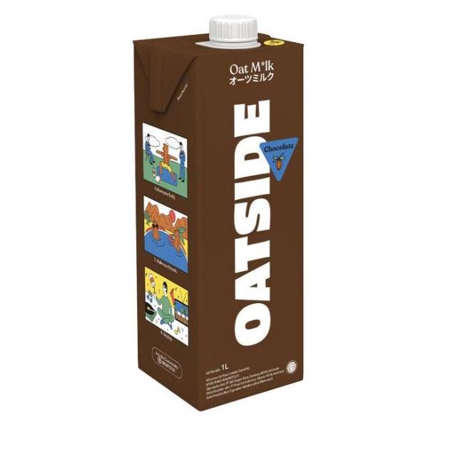 

➢ Oatside Chocolate Oat Milk 1L - Susu Oat Gandum Lactose & Dairy Free ♥