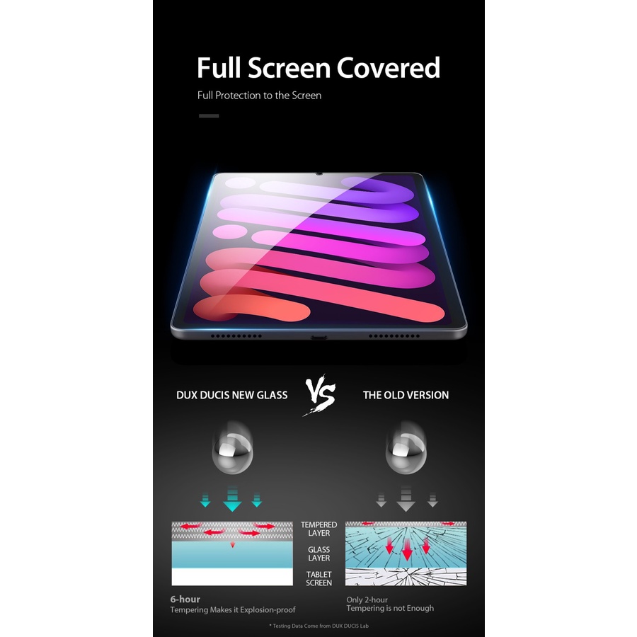 DUX DUCIS Tempered Glass Apple iPad Mini 6 2021