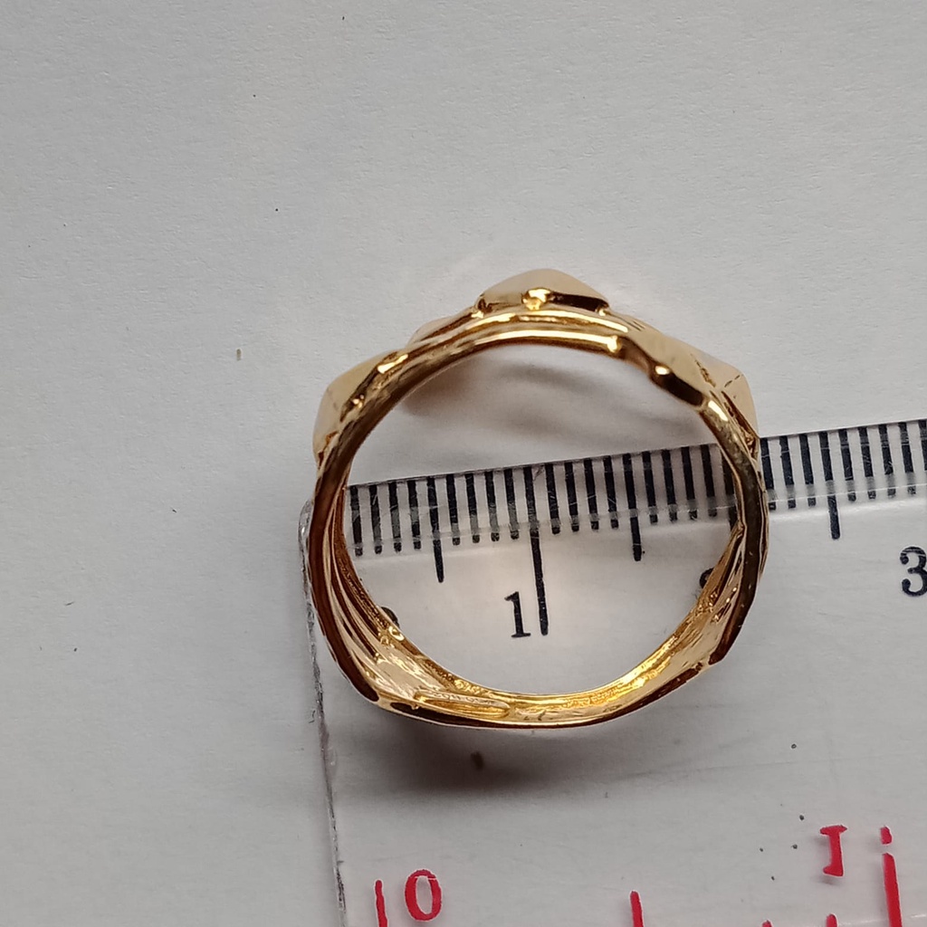 Cincin emas 17k - 3.4 gr kadar 750 - 4197