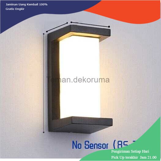 TD - LMP GAVT Lampu Dinding Hias Outdoor Wall Light 18W 26cm Warm White Model H - OWL05H