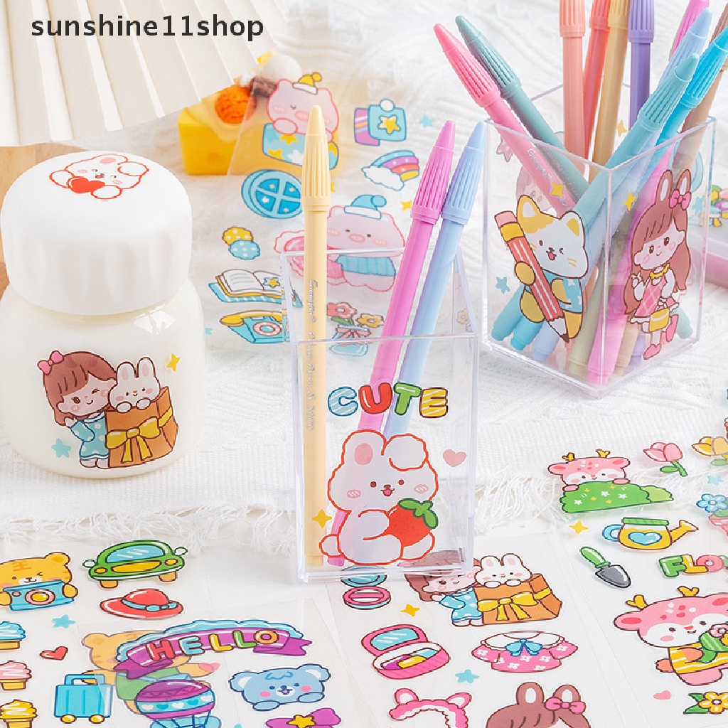 Sho6 /8 /12pcs a pack Kawaii Renda Tepi DIY washi tape scrapbooking diary scene Bingkai Foto Dekorasi Lucu er Alat Tulis Sekolah N