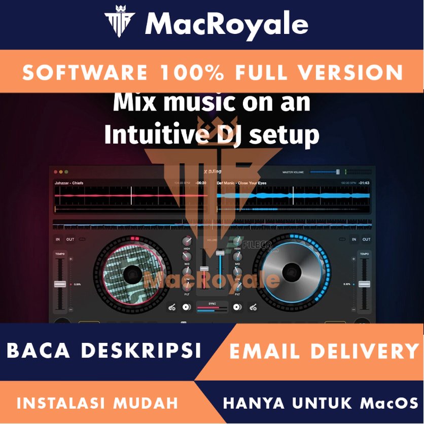 [MacOS] X Djing Music Mix Maker Full Version Lifetime Full Garansi