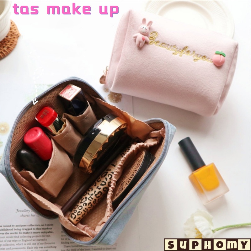 Tas Kosmetik Tas MakeUp Cosmetic Bag Organizer Make up Bag Pouch make up Dompet kosmetik