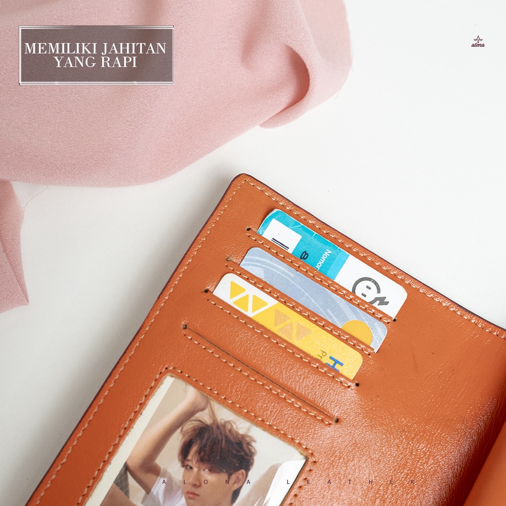 Dompet Mini Wanita Multifungsi 100% Original Kulit Sapi Asli Bergaransi - TIANNA WALLET